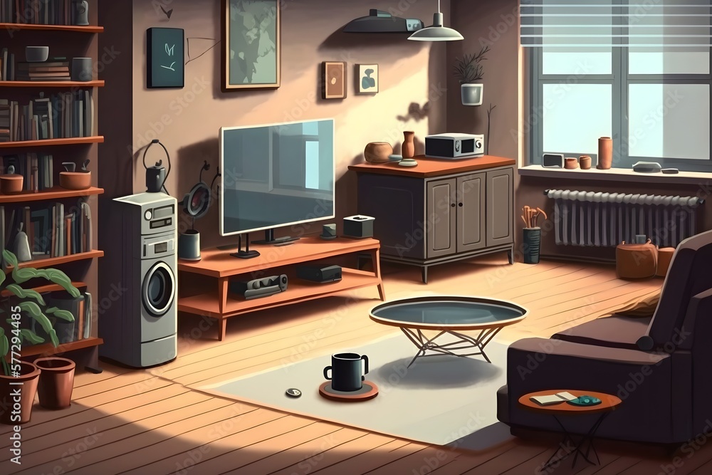 room interior created using AI Generative Technology room interior created using AI Generative Technology