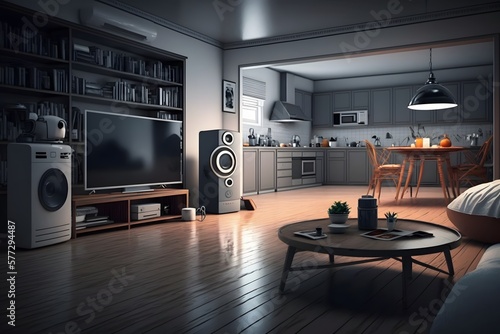 room interior created using AI Generative Technology