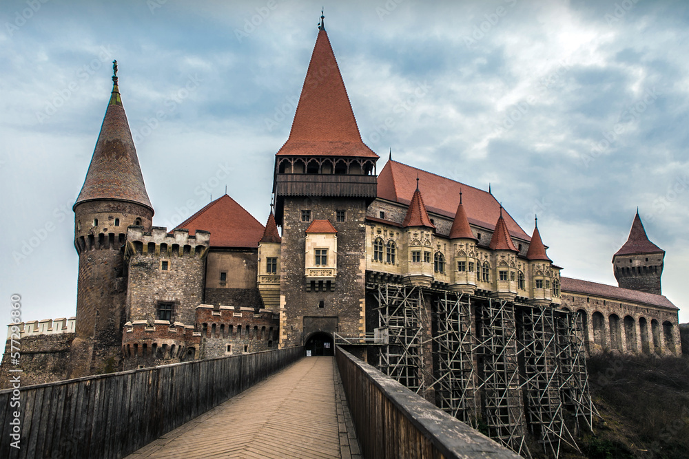 The Corvin's Castle in Romania's Transylvania is an important historical, touristic and cultural objective.