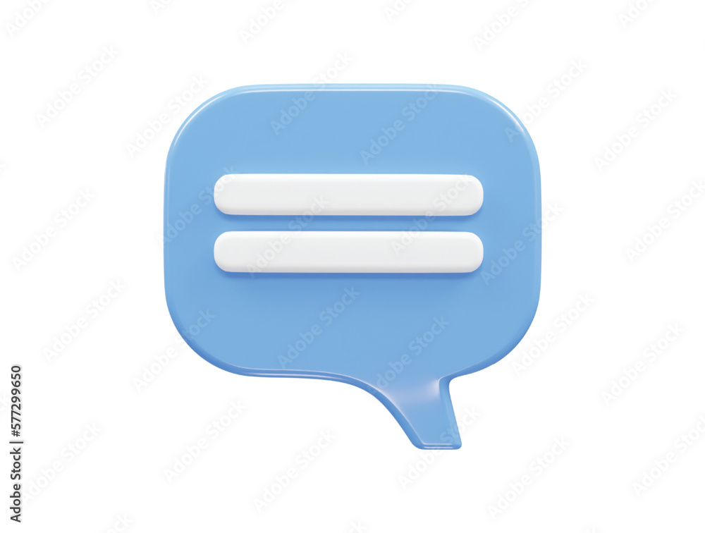 3d rendering vector message icon illustration 3d rendering vector message icon illustration