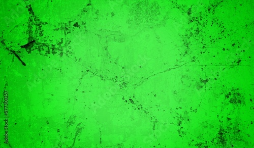green textured old wall background art with dark side, old wall surface full of moss, unique cracked old wall texture