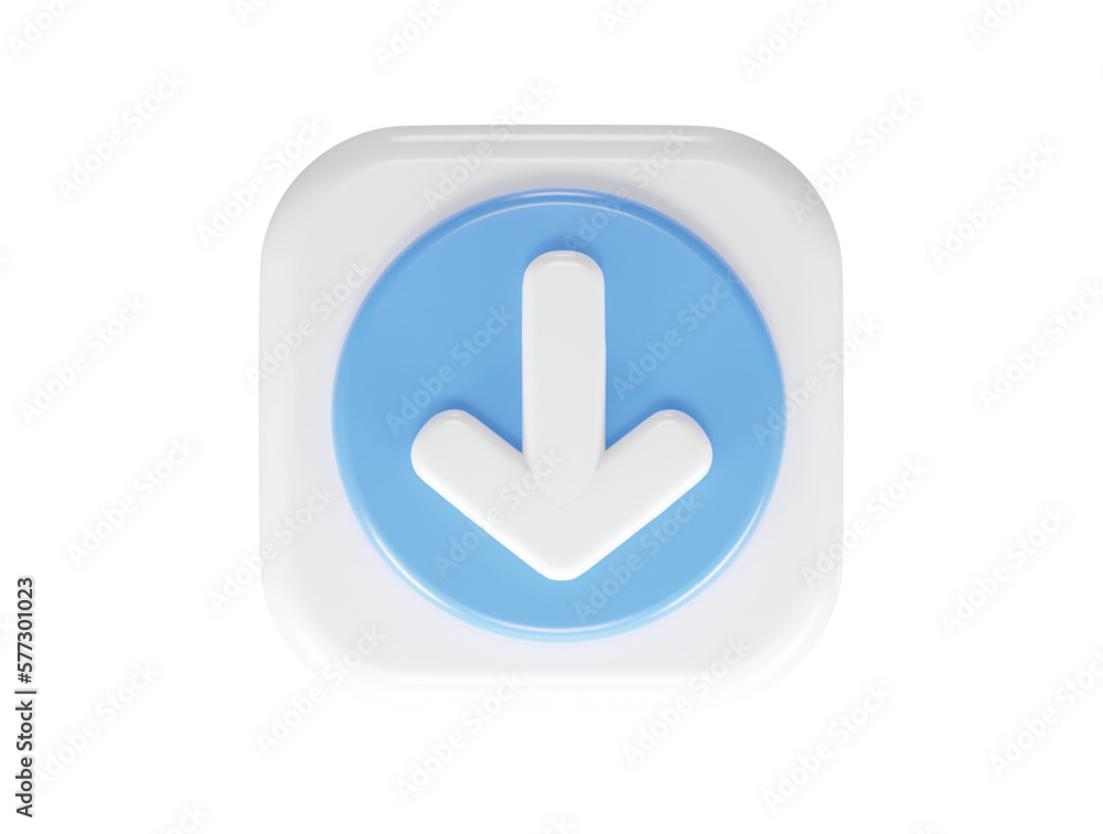 Arrow icon 3d rendering vector illustration transparent Arrow icon 3d rendering vector illustration transparent