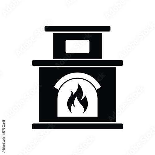 Russian stove icon design. isolated on white background. vector illustration