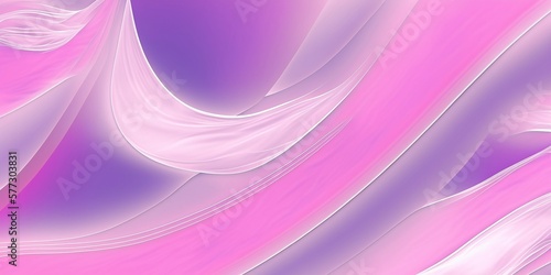 Seidenglanz Pink farbiger Hintergrund mit Wellenmuster , ai generativ
