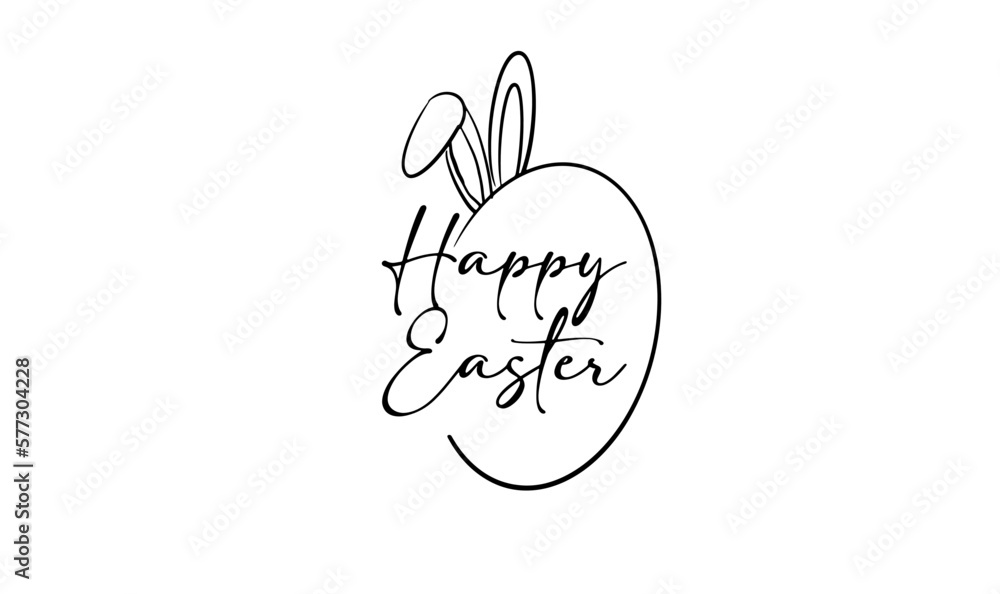 vector happy easter text vector happy easter text