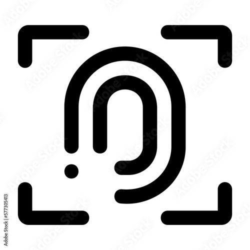 biometric identification icon