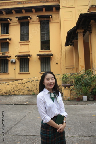 Happy Young Asian student girl © dung