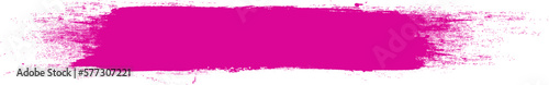 Fuchsia brush stroke isolated on background. Paint brush stroke vector for ink paint, grunge design element, dirt banner, watercolor design, dirty texture. Trendy brush stroke, vector illustration