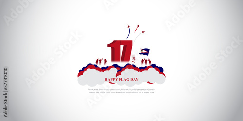 vector illustration Americana Samoa flag day photo
