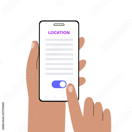 GPS activation toggle