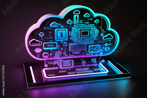 cloud computing concept