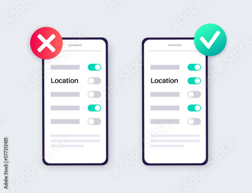 GPS activation toggle