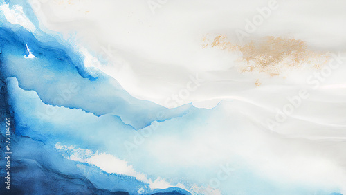 Abstract Watercolor Painting Texture Background. © Abdul Qaiyoom