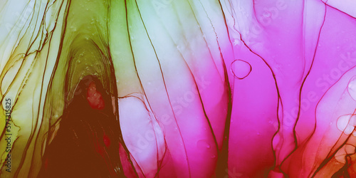 Multicolor Alcohol Ink Pattern. Sketch Water Color. Colorful Alc
