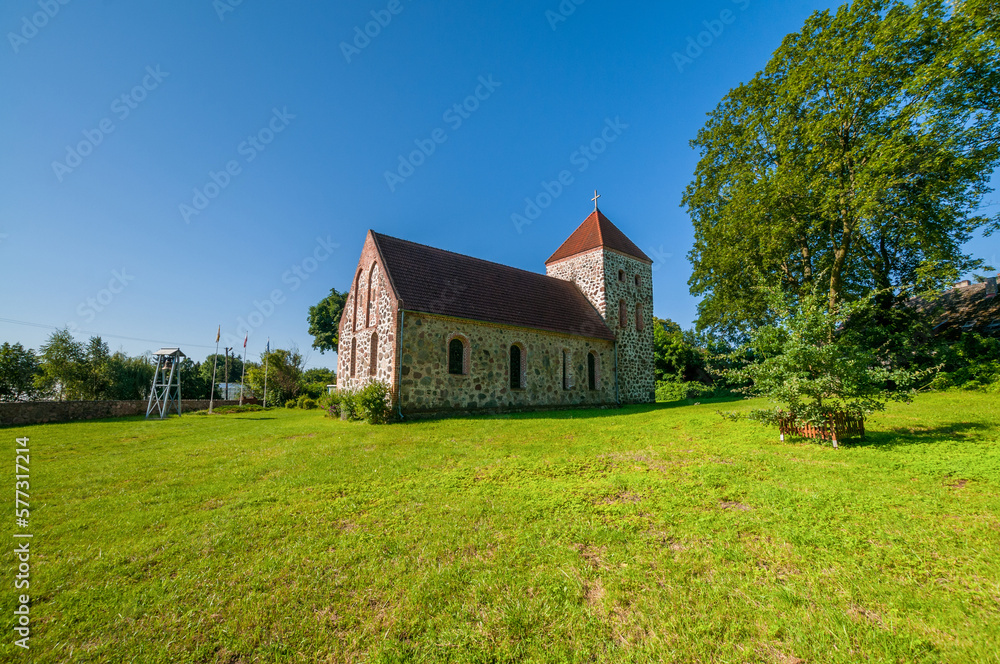 Church of St. Krzysztof in Steklno, West Pomeranian Voivodeship, Poland Church of St. Krzysztof in Steklno, West Pomeranian Voivodeship, Poland