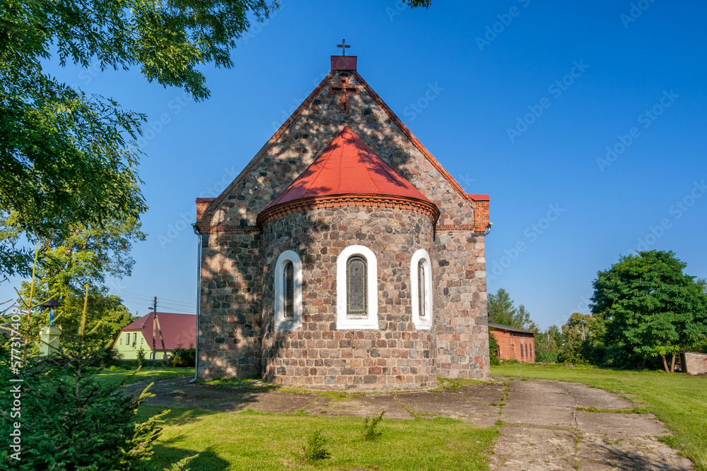 Church of Our Lady Queen of the Holy Rosary in Piaseczno, West Pomeranian Voivodeship, Poland