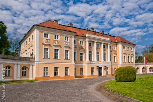 Mielzynski Palace in Pawlowice, Greater Poland Voivodeship, Poland