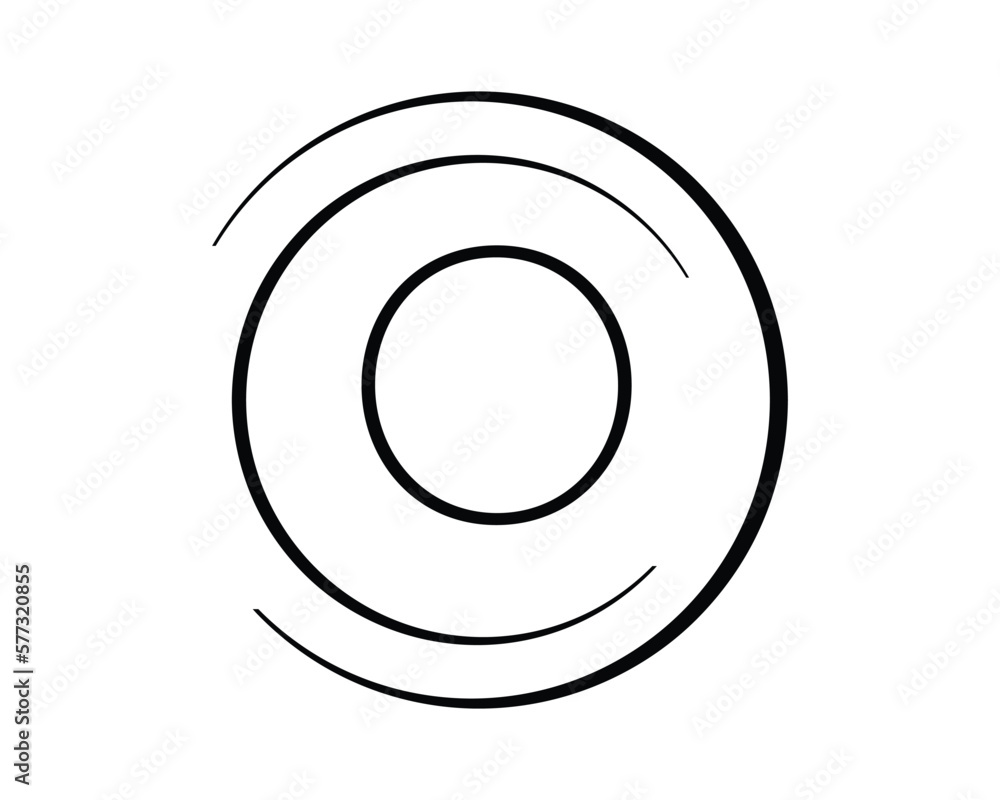 O letter vector with circle creative design template elements. O letter vector with circle creative design template elements.