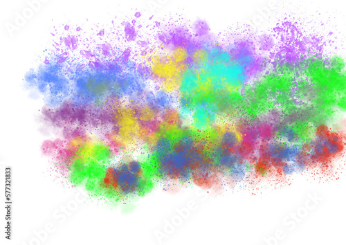 abstract watercolor Abstract art, Colorful Art Background, watercolor splatter, splash, Colorful dust, PNG, Transparent  © Shofi726
