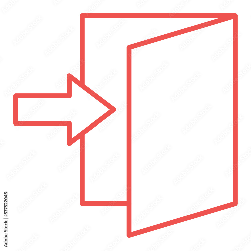 Login Multicolor Line Icon Login Multicolor Line Icon