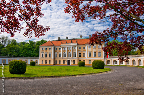 Mielzynski Palace in Pawlowice, Greater Poland Voivodeship, Poland 