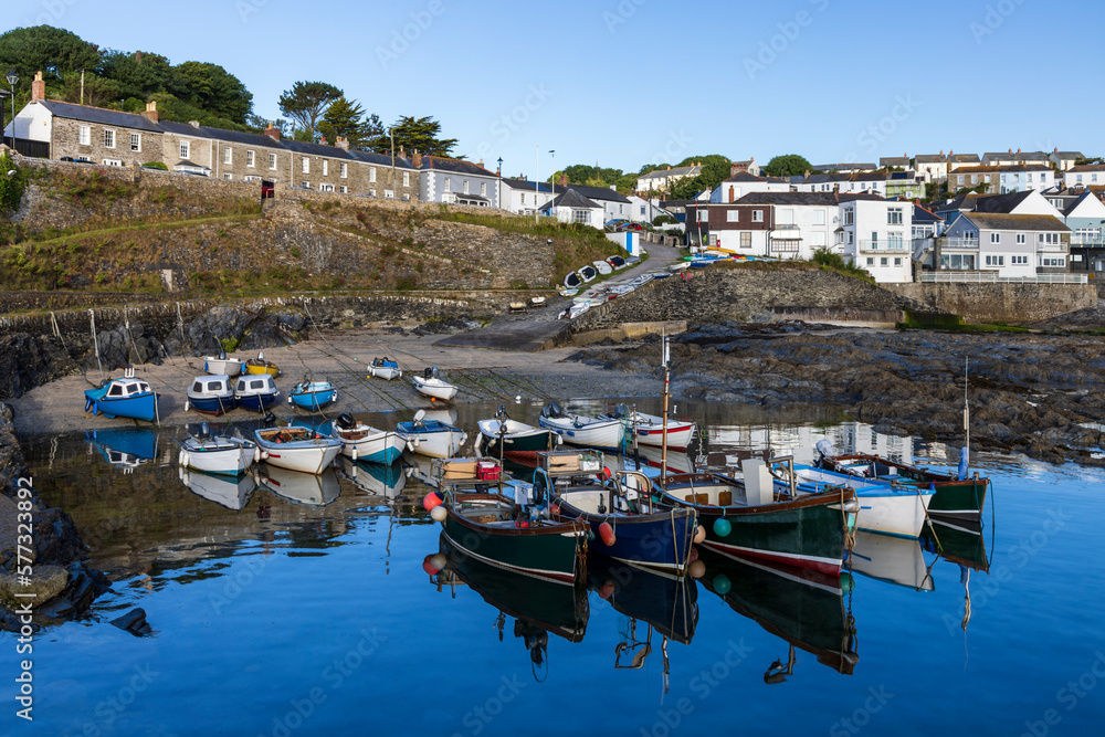 A lovely summer morning at Portscatho Harbour in Cornwall.