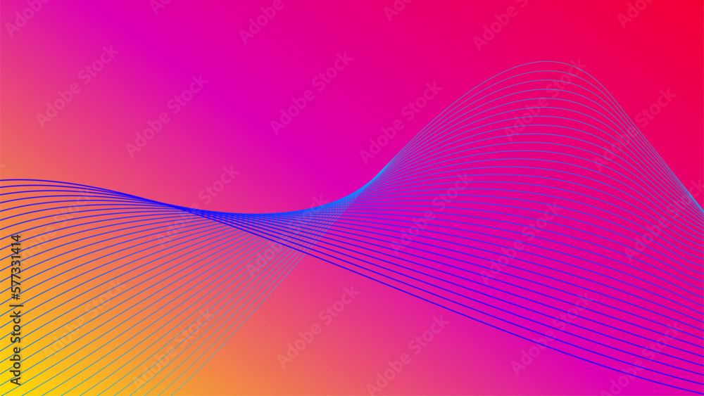 yellow orange magenta red pink purple tech wavy lines gradient background yellow orange magenta red pink purple tech wavy lines gradient background