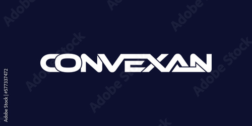 CONVEXAN TYPOGRAPHY MODERN LETTERING TEXT LOGO ICON