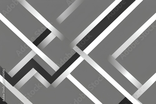 Gray and white diagonal line architecture geometry tech abstract subtle background vector illustration - generative ai