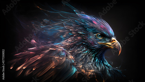 eagle in the night