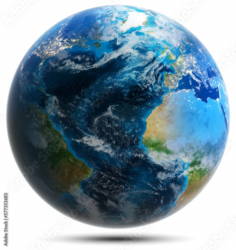 World globe - Atlantic  America  Africa