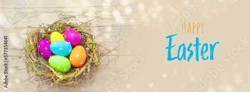 Happy Easter greeting card ...