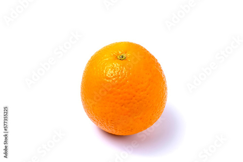 An orange isolated on white background. An Orange fruits