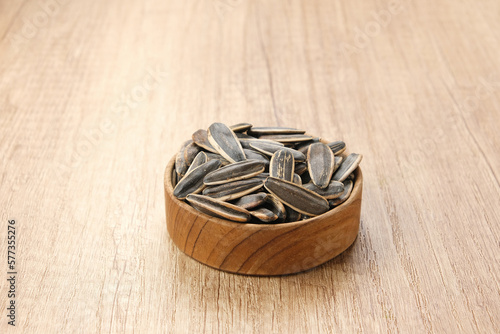 Kwaci or Sunflower Seeds, snack made from dried and salted sunflower seeds.
 photo