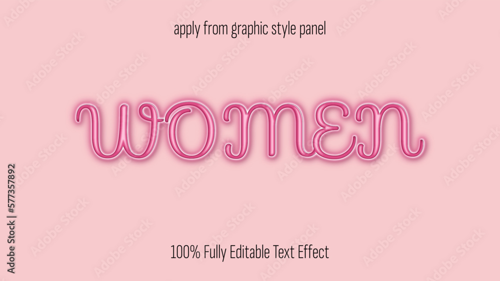Women - fully editable text effect for women's history month, mothers day, and women's day projects. Women - fully editable text effect for women's history month, mothers day, and women's day projects.