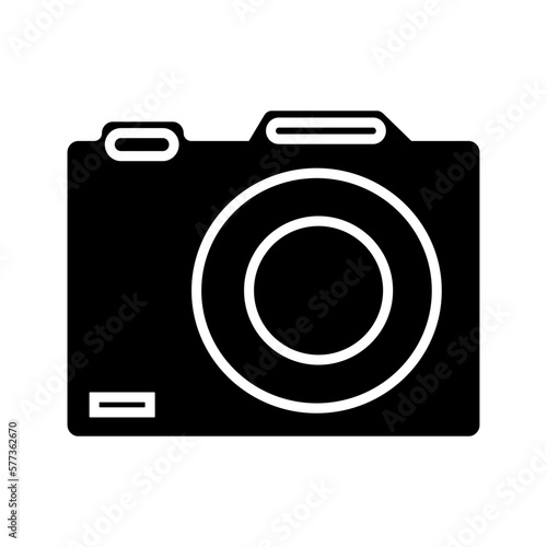 Camera icon vector. Photography illustration sign. Technique symbol or logo.