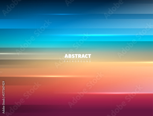 Abstract background made from blurred red and blue stripes with place for your text