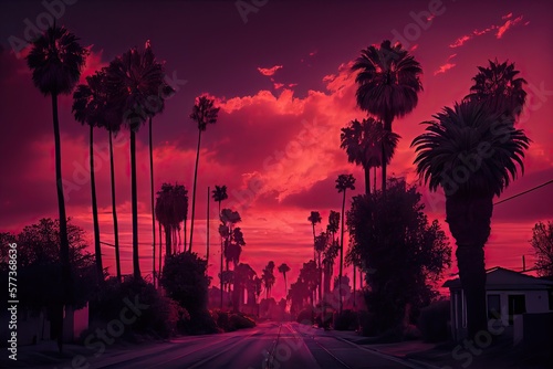 Sunrise at sunset boulevard...