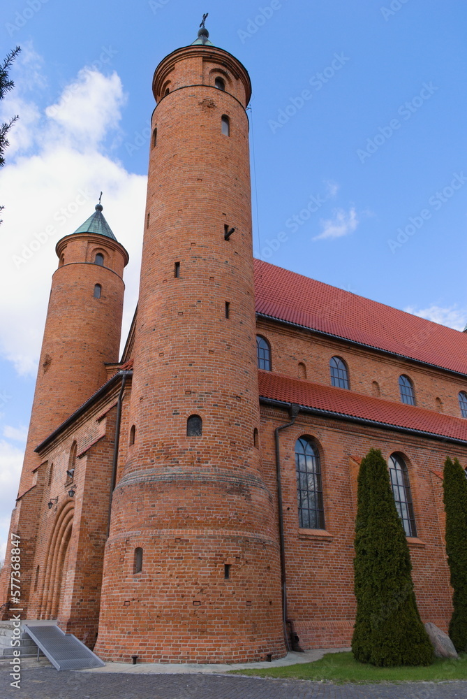 Renaissance fortified church in Brochow, where Fryderyk Chopin was baptized, Mazovia, Poland 1551–1561