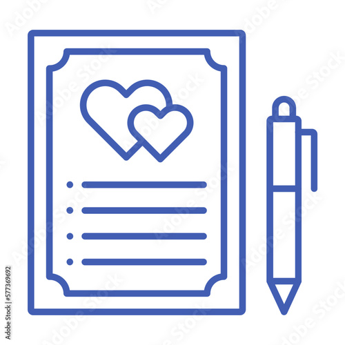 Wedding Contract Icon