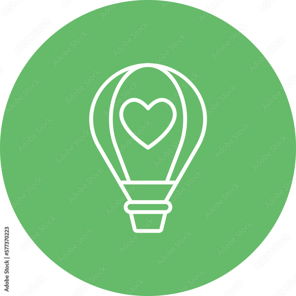 Hot Air Balloon Icon Hot Air Balloon Icon