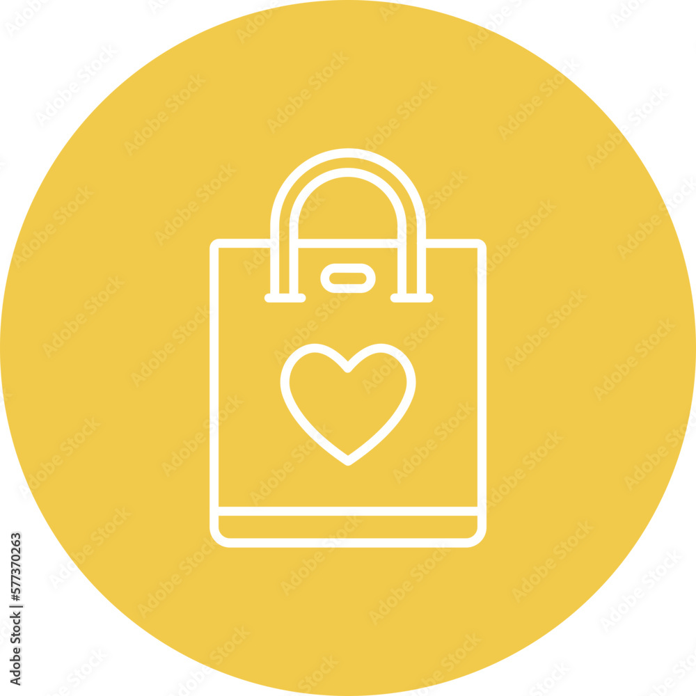 Obraz premium Gift Bag Icon