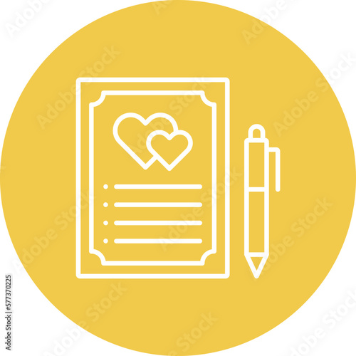 Wedding Contract Icon