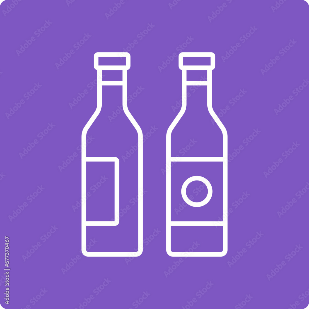 Wine Bottles Icon Wine Bottles Icon