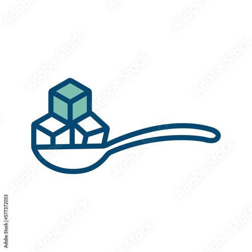 sugar icon vector design template in white background