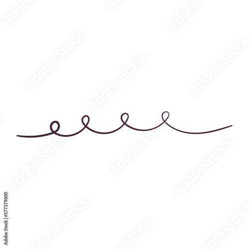 Abstract lines vector decorative elements