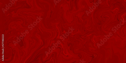 Dark red marble oil ink liquid swirl texture for do ceramic counter dark red abstract light background, red Oil or Petrol liquid flow, liquid metal close-up, wide horizontal banner.