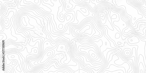 Topographic map. Geographic mountain relief. Abstract lines background. Contour maps. Vector illustration, Topo contour map on white background, Topographic contour lines vector map seamless pattern.