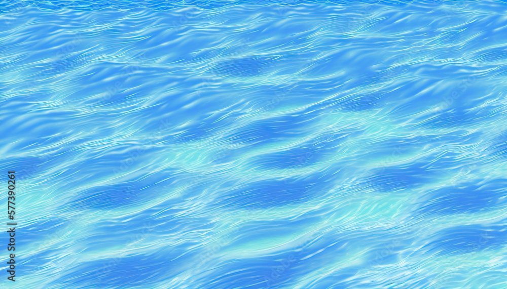 Water surface with sun light reflection and ripples on surface background. clear pool, sea or blue ocean, top view. Generative ai Water surface with sun light reflection and ripples on surface background. clear pool, sea or blue ocean, top view. Generative ai