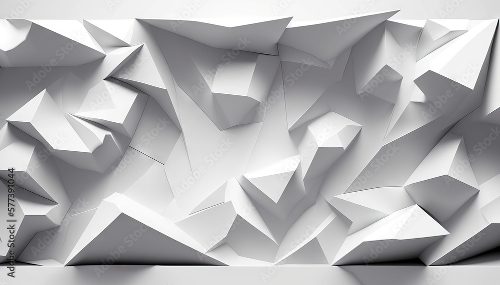 abstract white background, generative ai